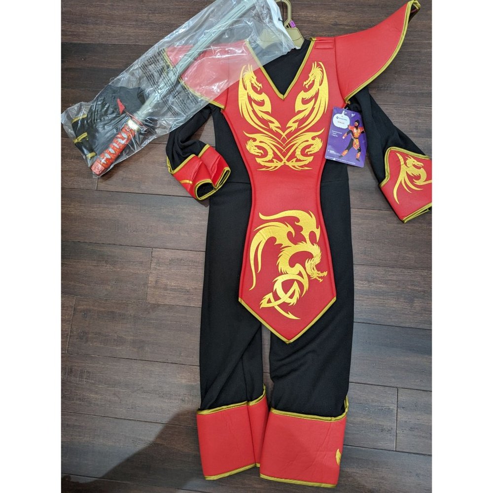 NWT Member's Mark Kids' Ninja Costume Sz Small 4-6